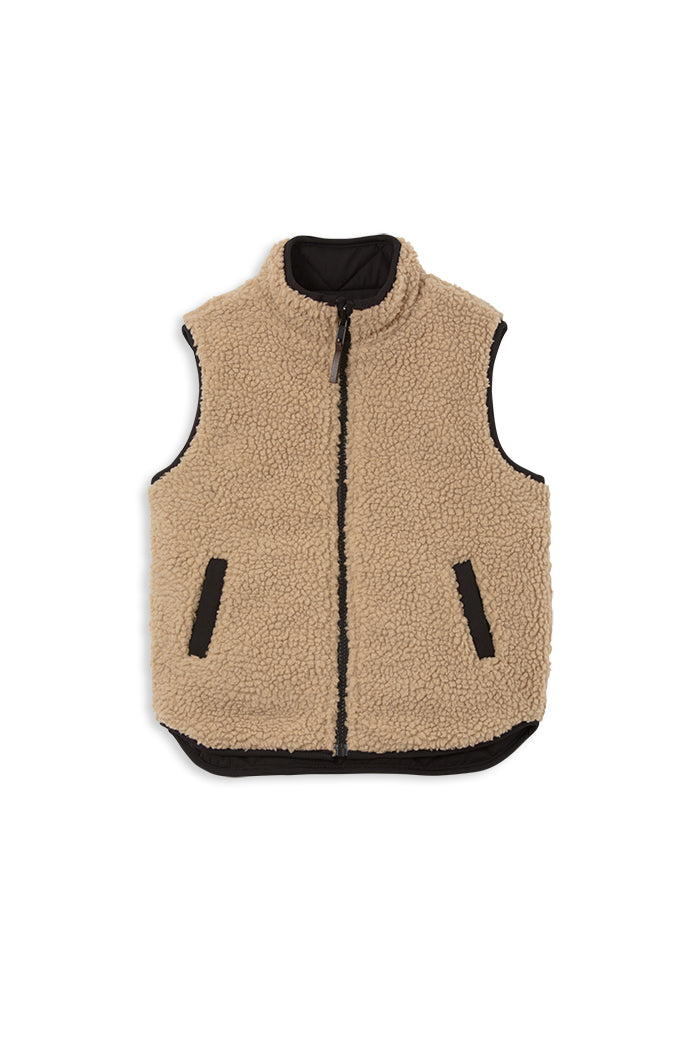 Reversible Sherpa Puffer Vest