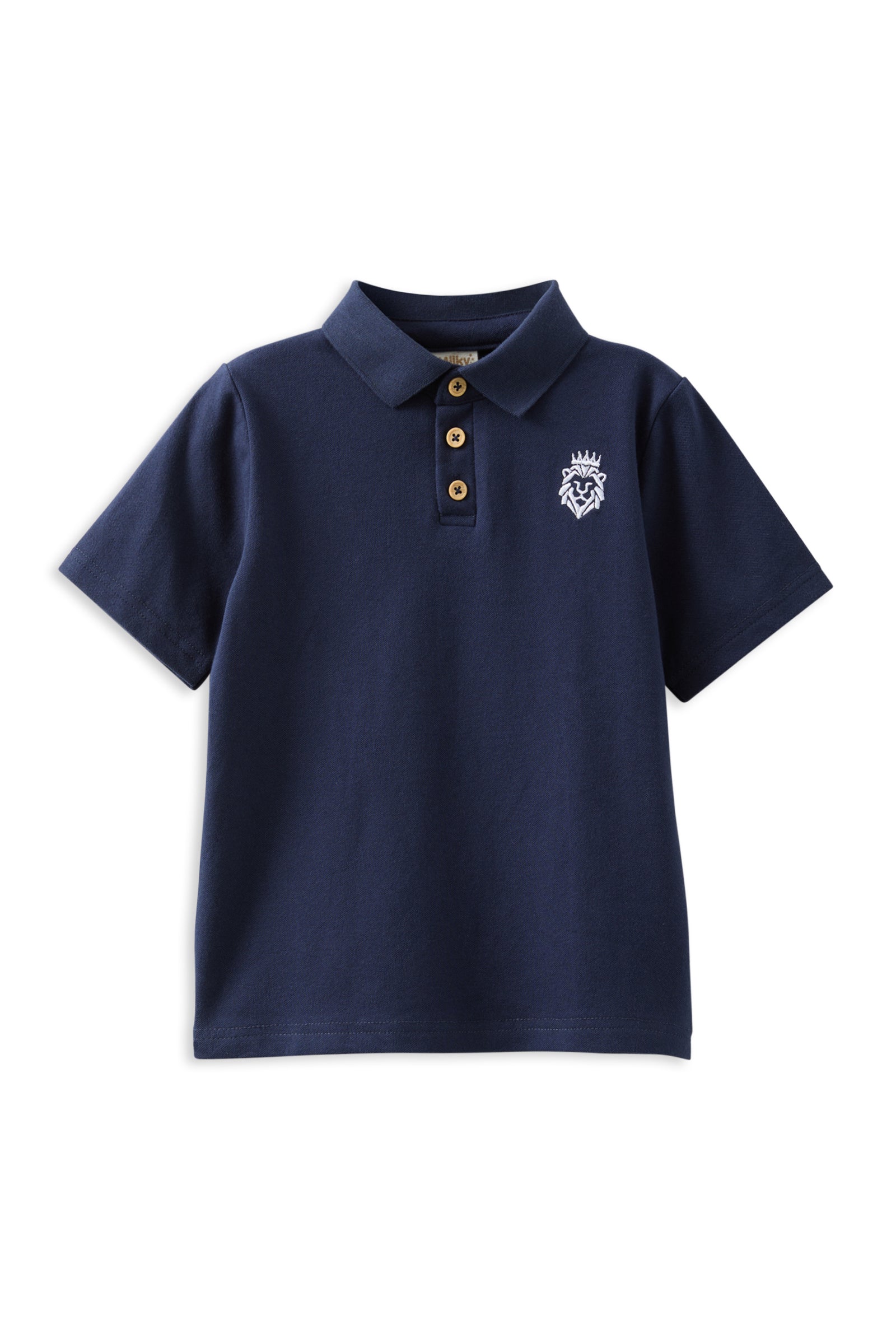 Navy Knit Polo