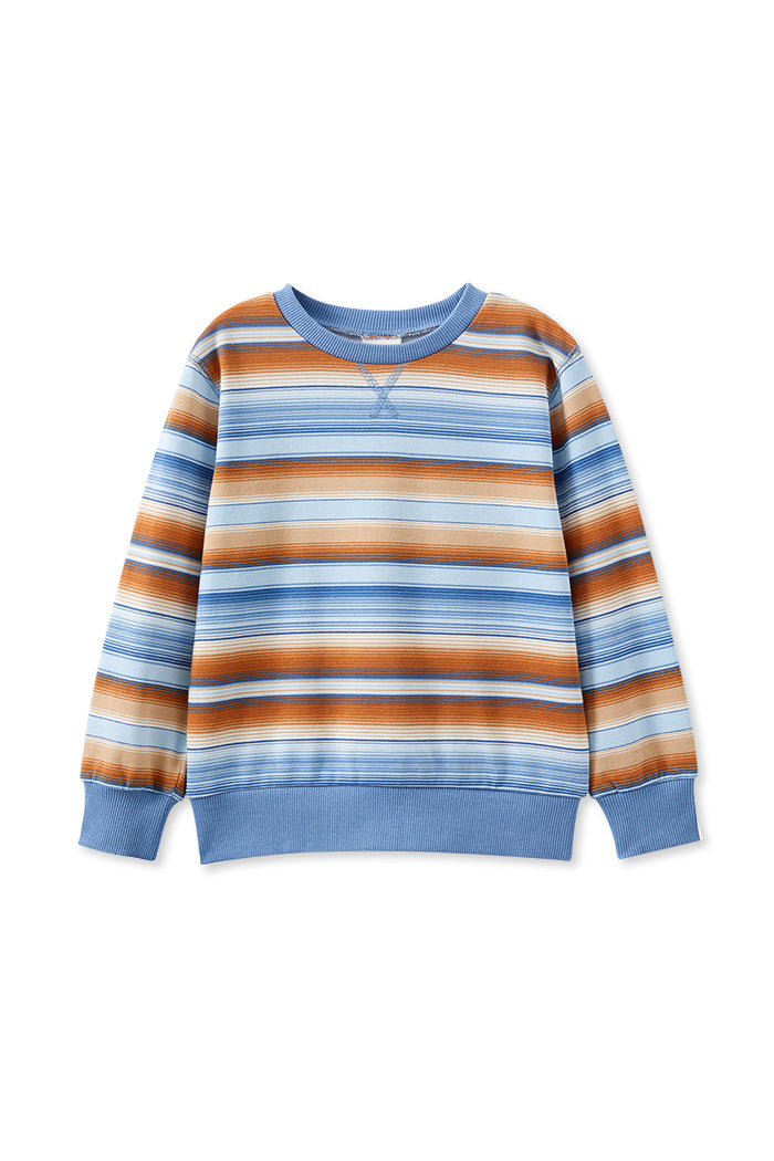 Ombre Stripe Fleece Sweat