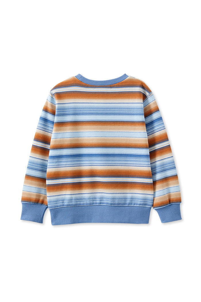 Ombre Stripe Fleece Sweat