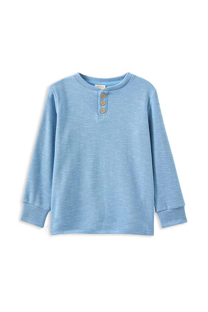 Pale Blue Henley