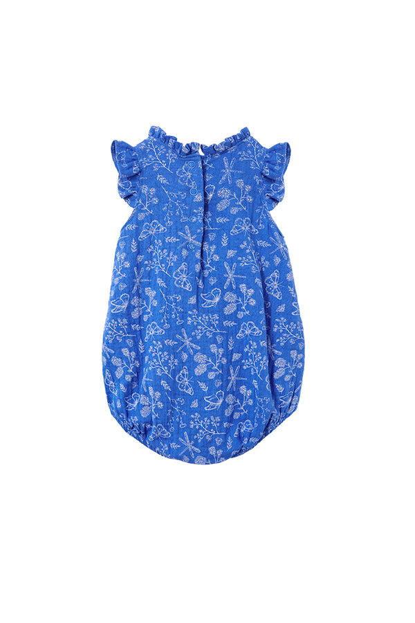 Dragonfly Crinkle Cotton Playsuit