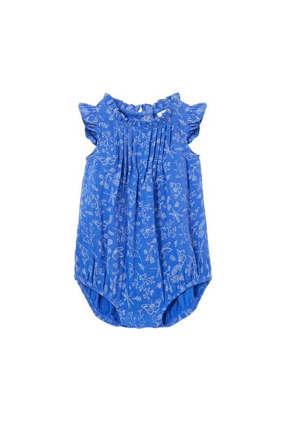 Dragonfly Crinkle Cotton Playsuit