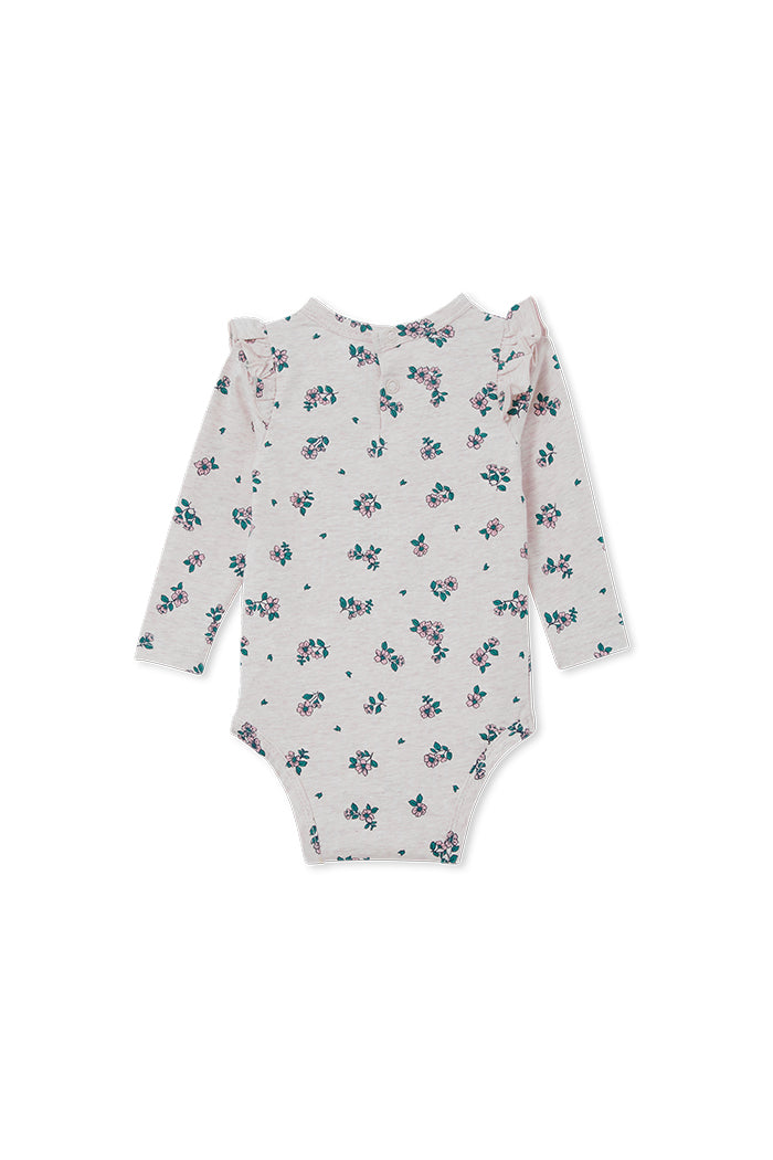 Sweet Floral Frill Bubbysuit