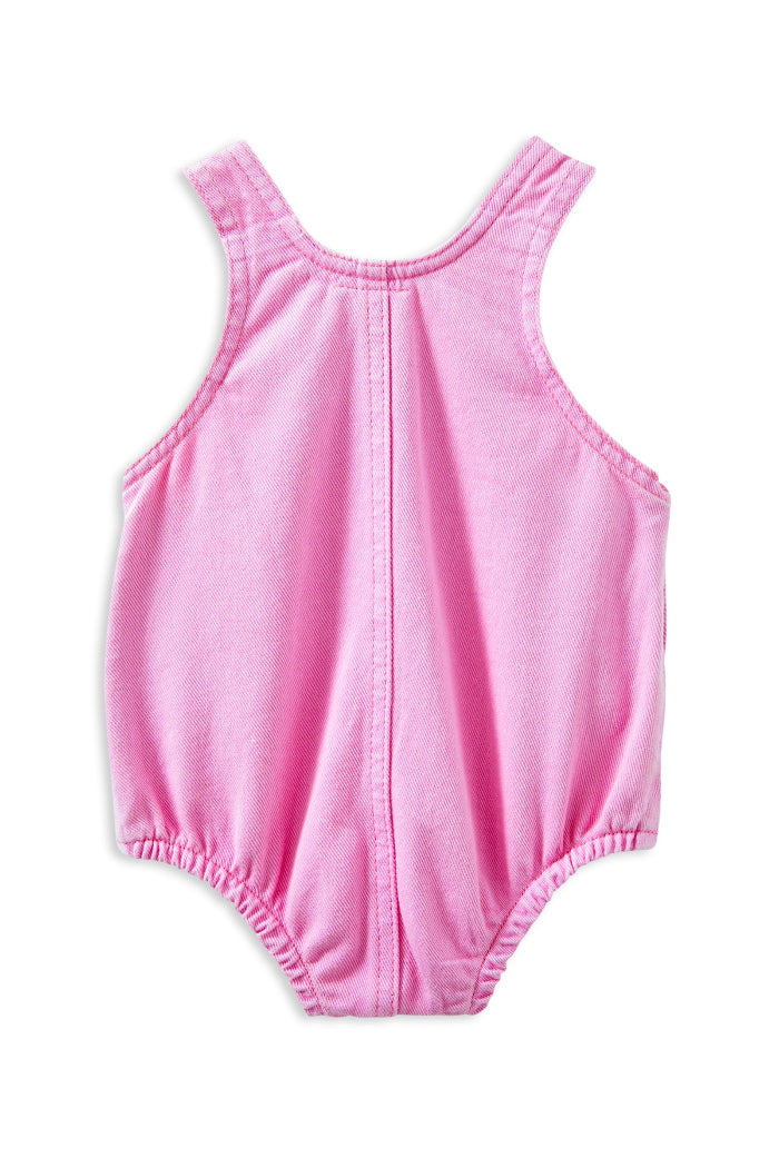 Pink Twill Playsuit