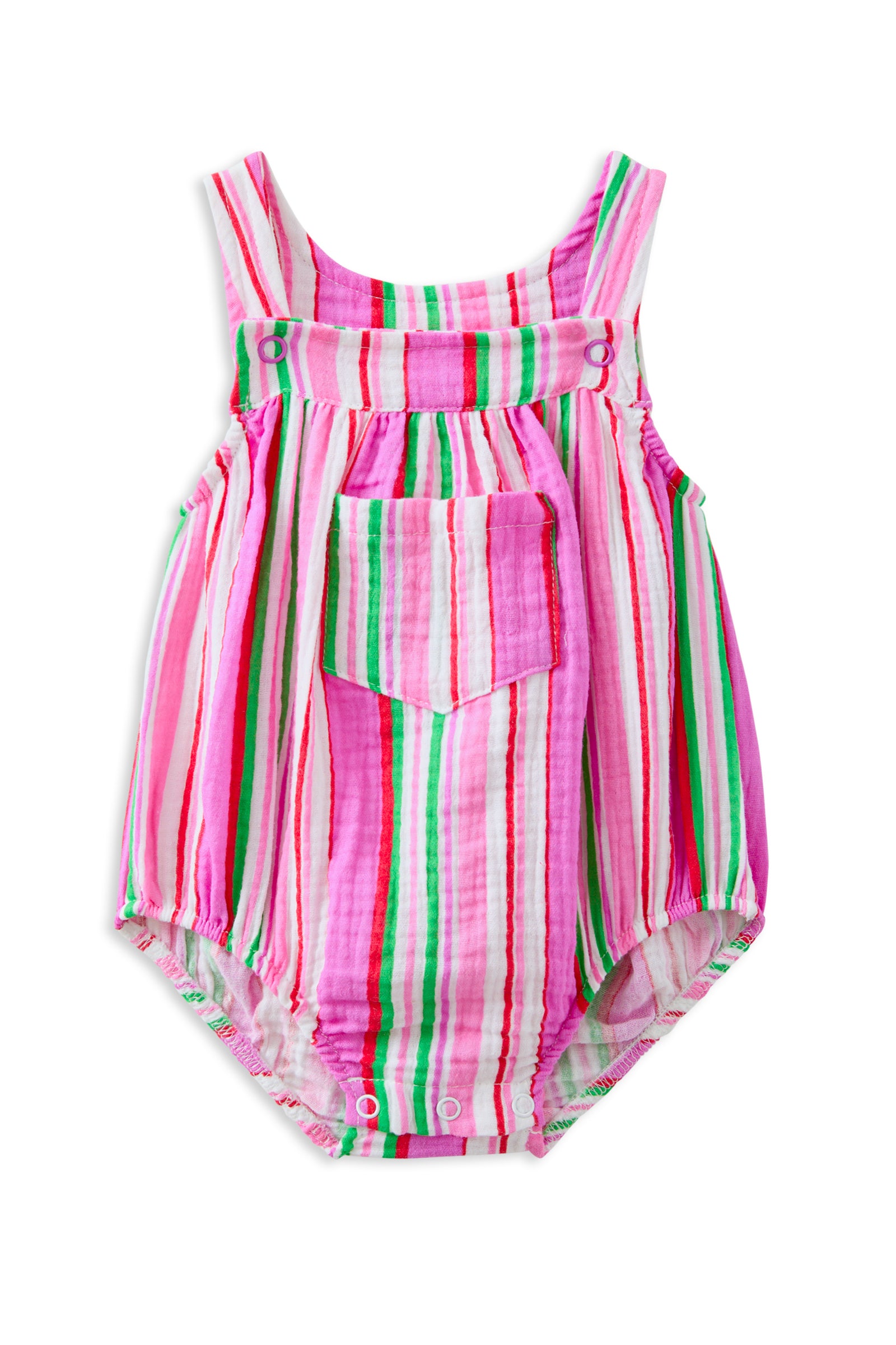 Crinkle Stripe Playsuit