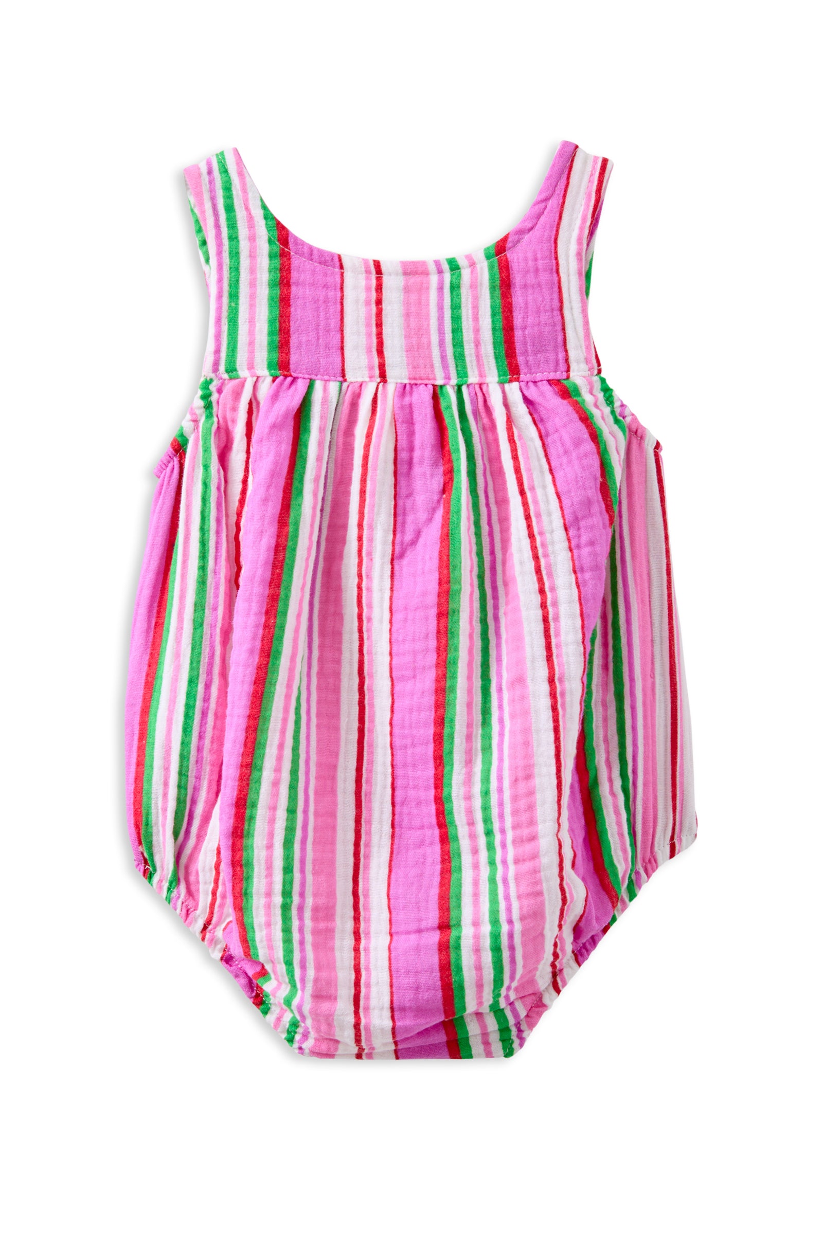Crinkle Stripe Playsuit