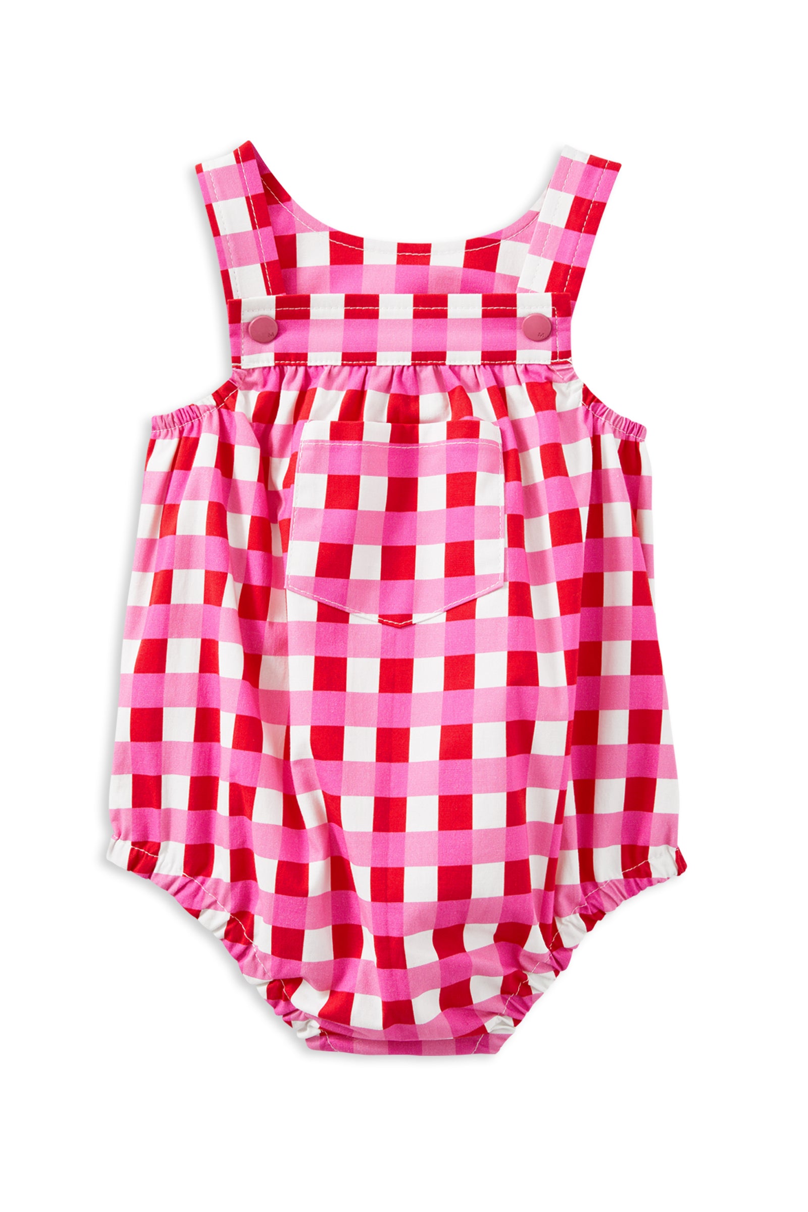 Lollipop Check Playsuit