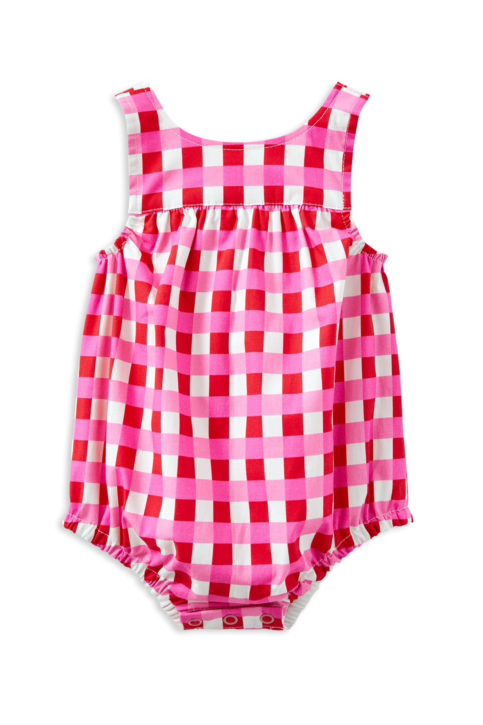 Lollipop Check Playsuit
