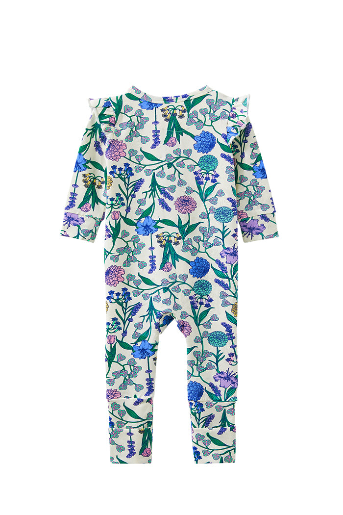 Spring Bouquet Zip Romper