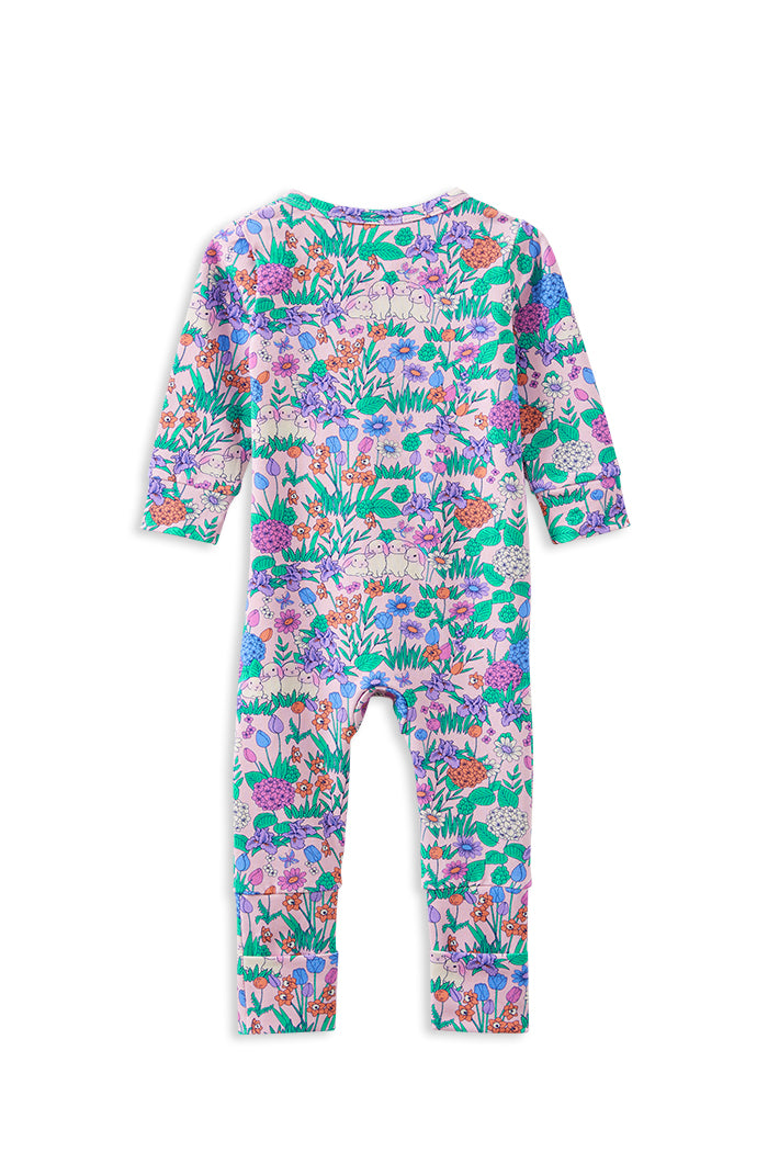 Daffodil Easter Zip Romper