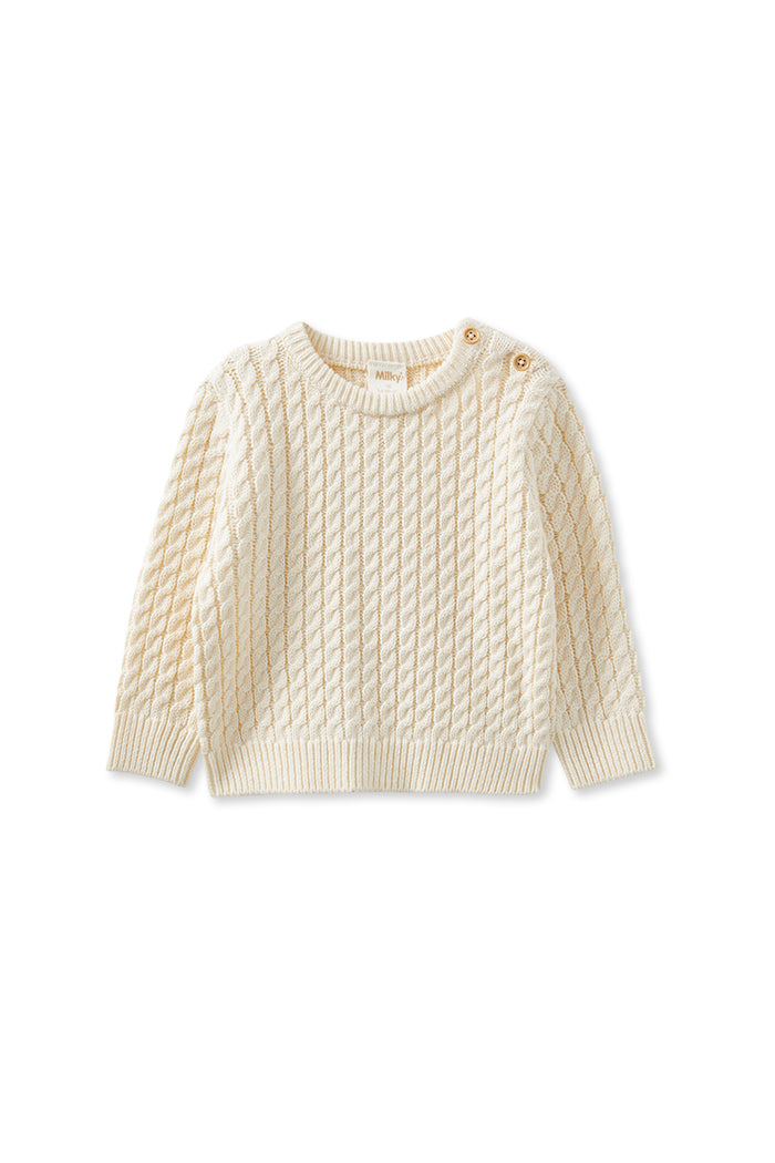 Natural Cable Knit Jumper