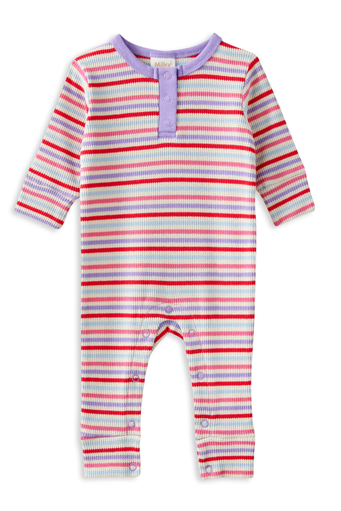 Jellybean Waffle Romper