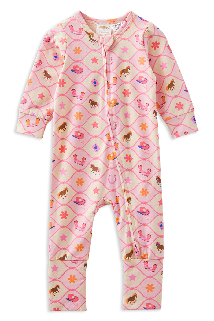 Rodeo Dreams Zip Romper