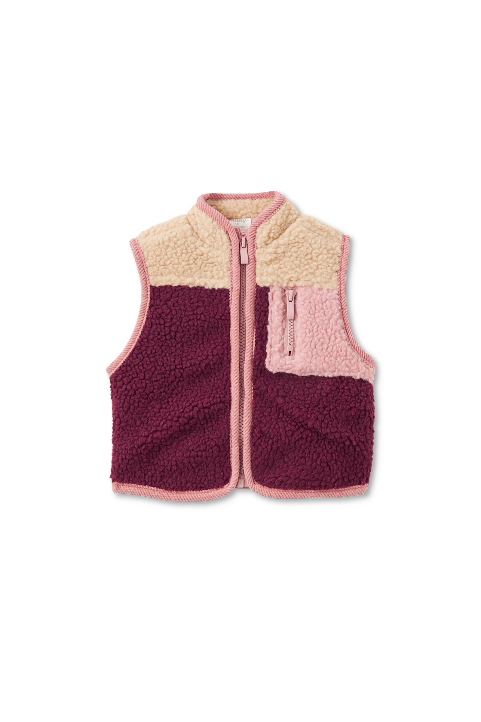 Ranger Sherpa Vest Baby - Mulberry