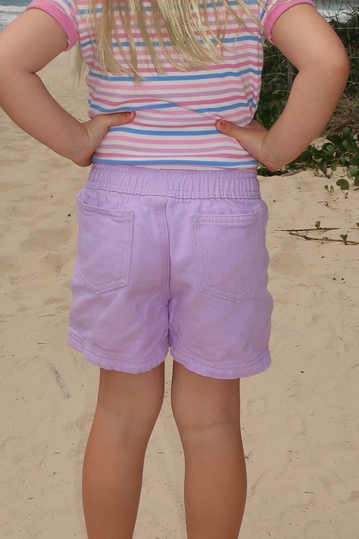 Lilac Twill Short