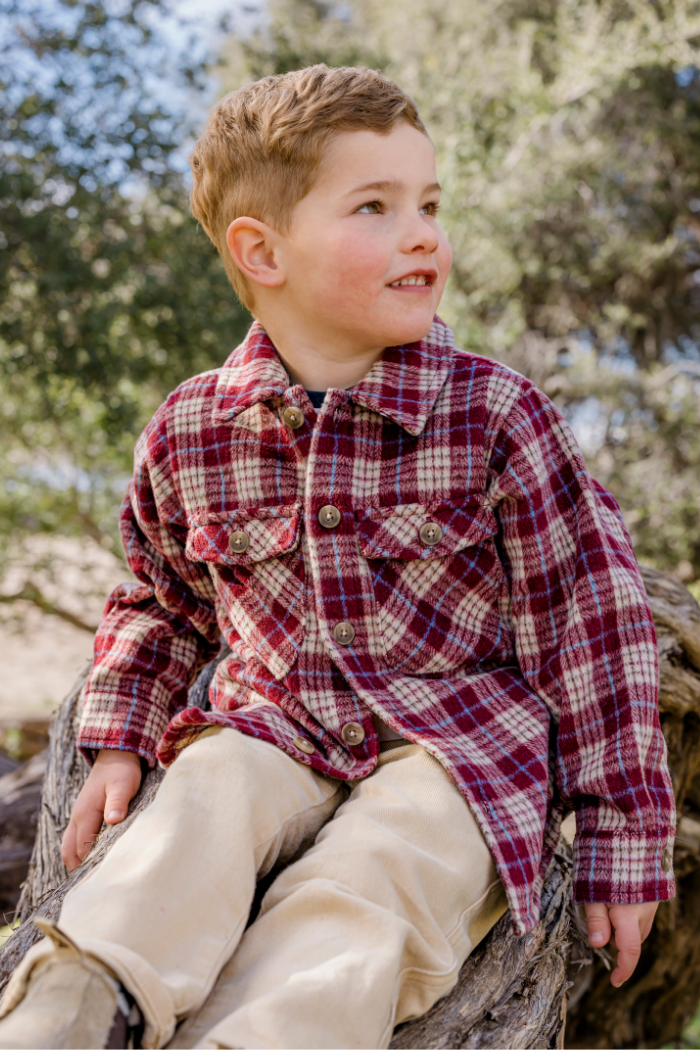 The Buddy Shirt - Burgundy