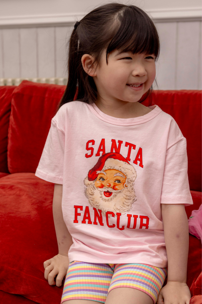 Santa Fan Club Tee - Pink