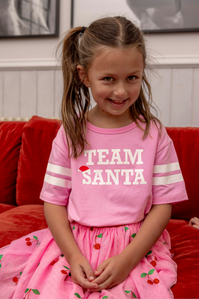 Team Santa Tee - Pink
