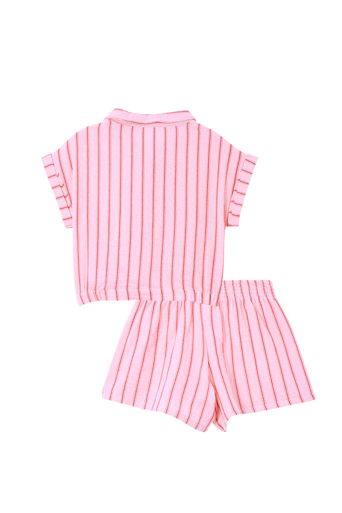 Ruby Stripe Cotton Play Set