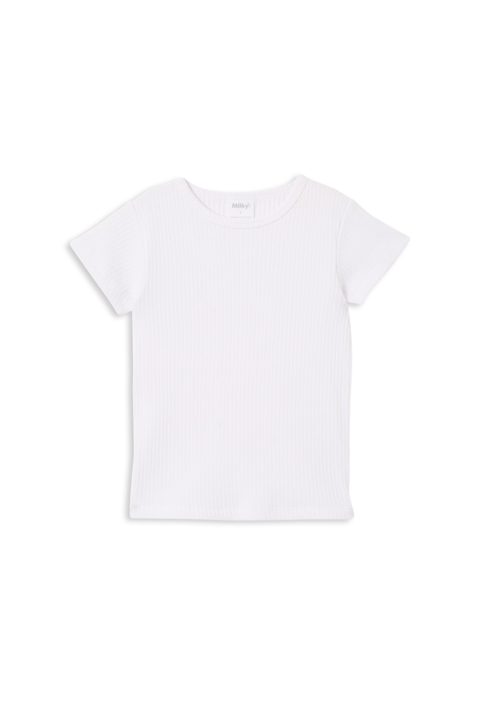 White Rib Tee