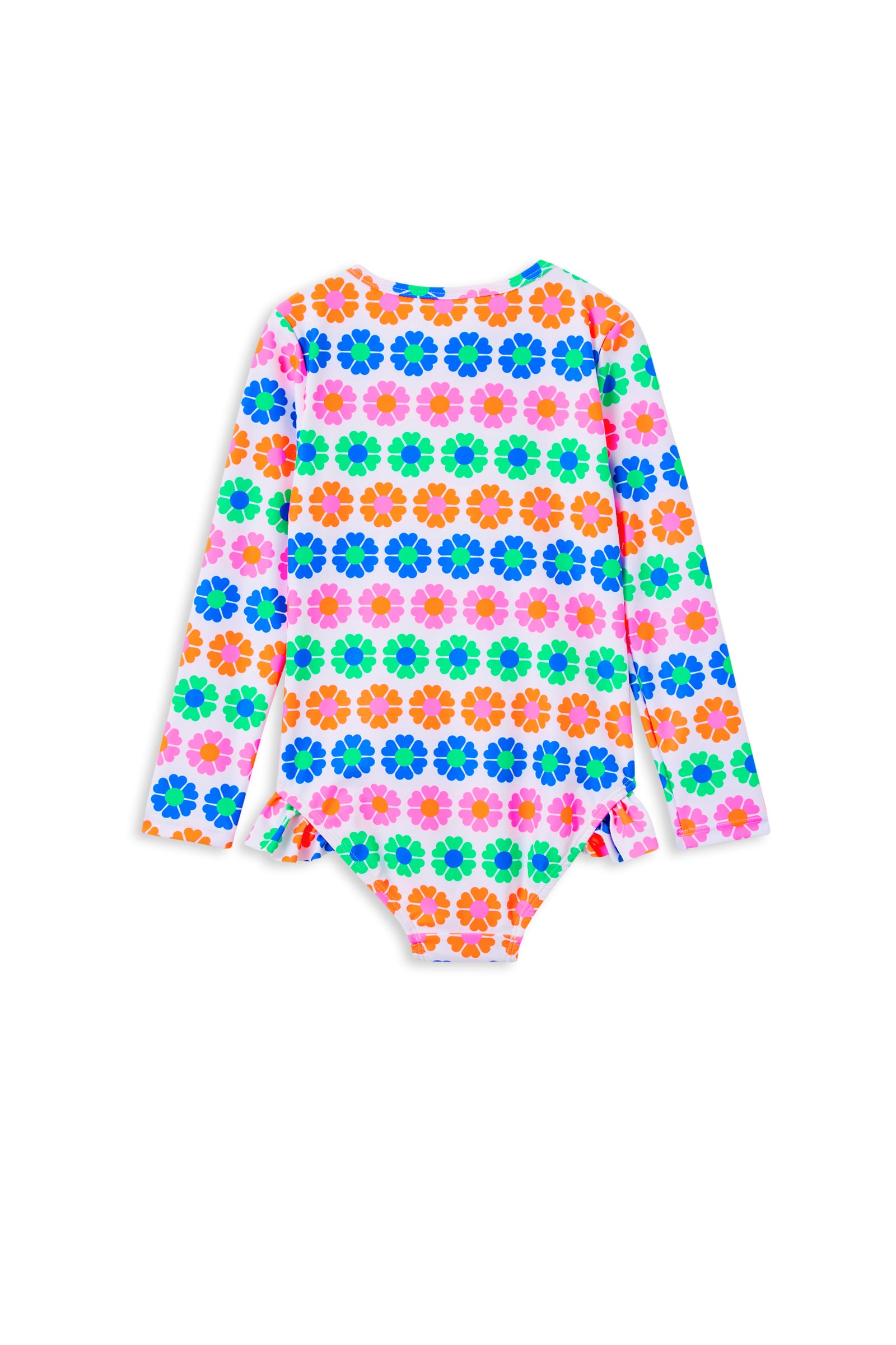 Neon Fun Long Sleeve Swimsuit