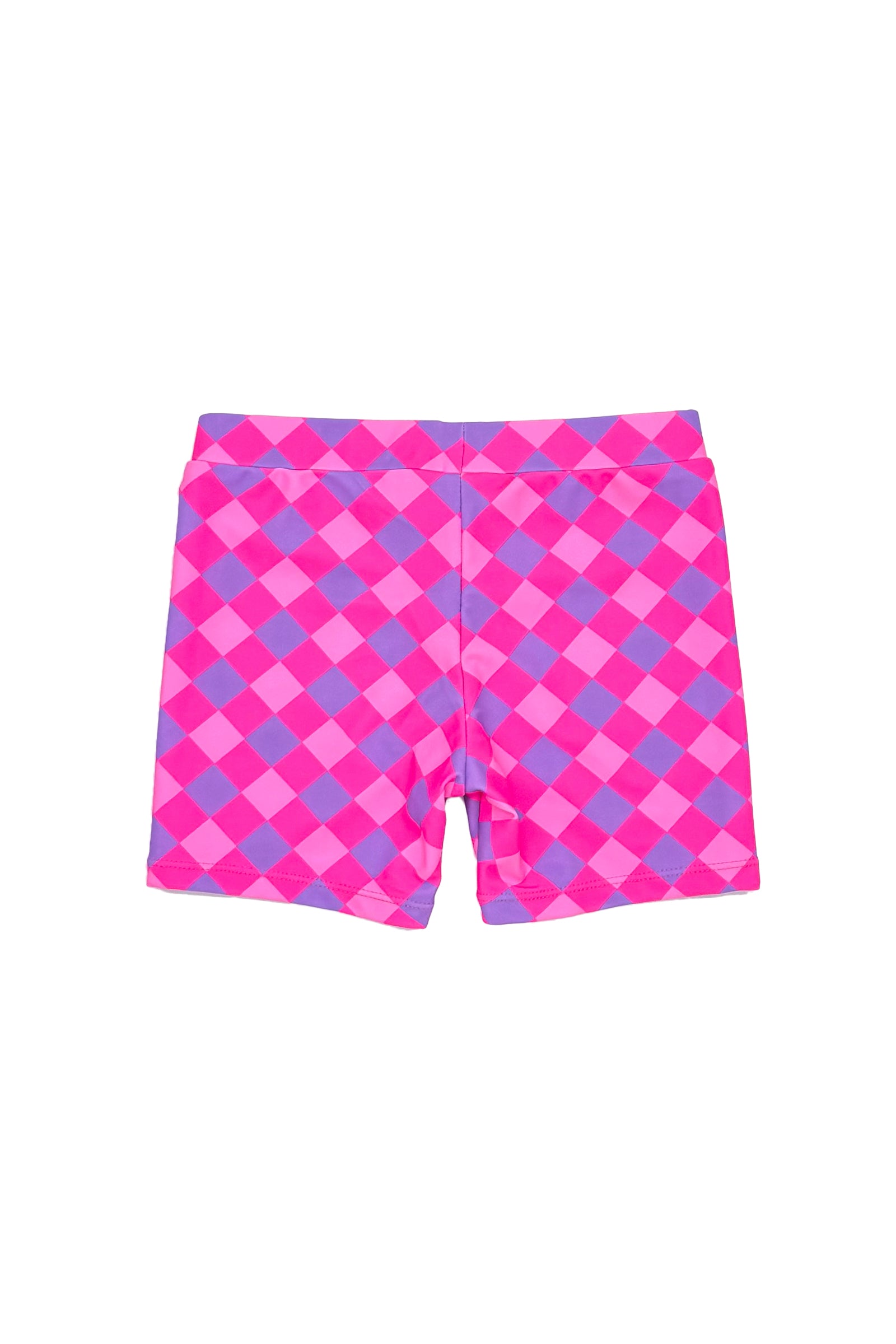 Lilac Check Swim Short