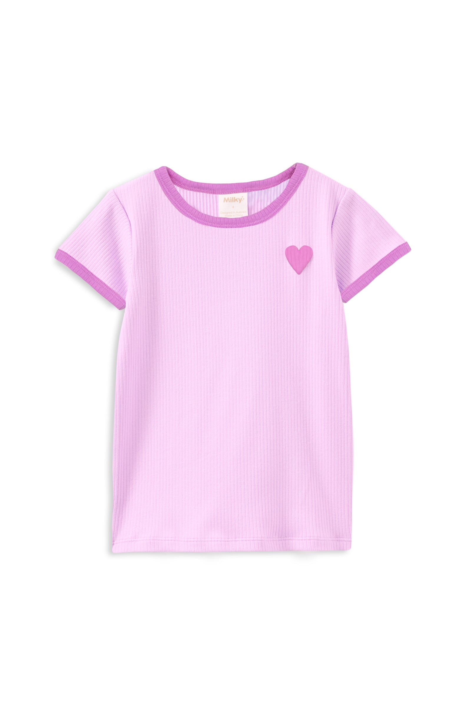 Pink Rib Tee