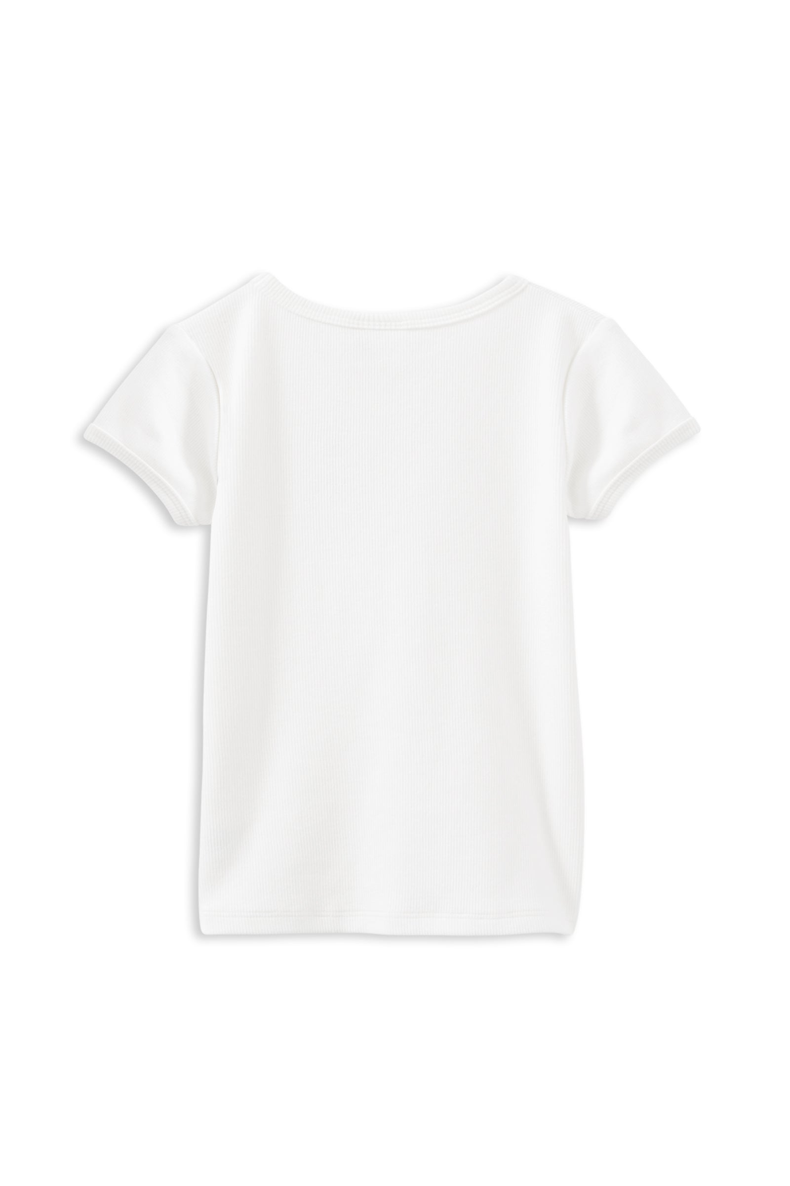 White Rib Tee