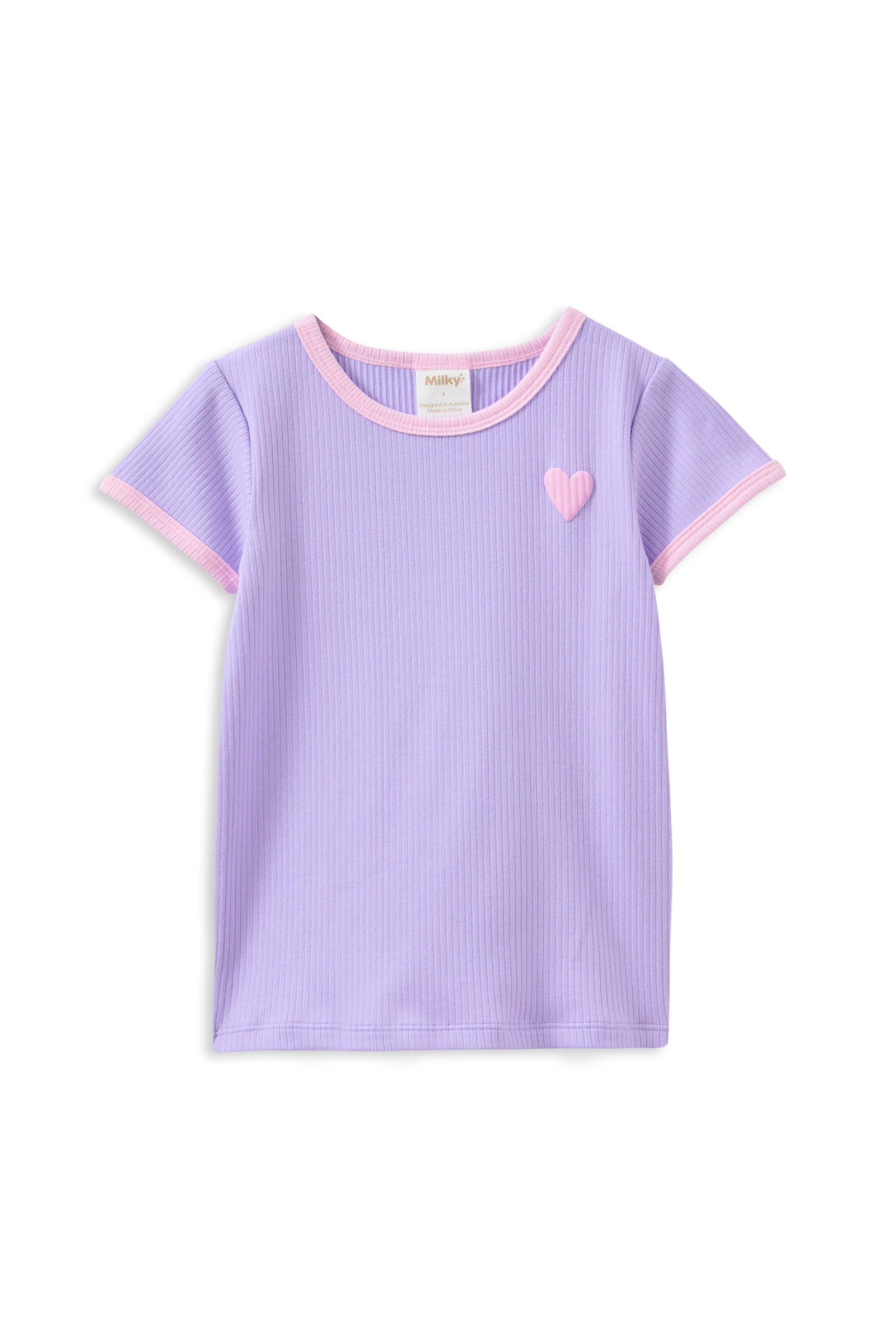 Lavender Rib Tee