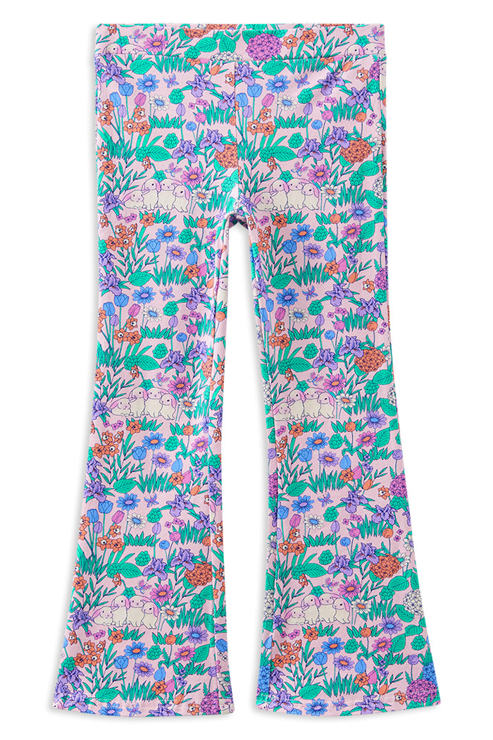 Daffodil Easter Flared Legging