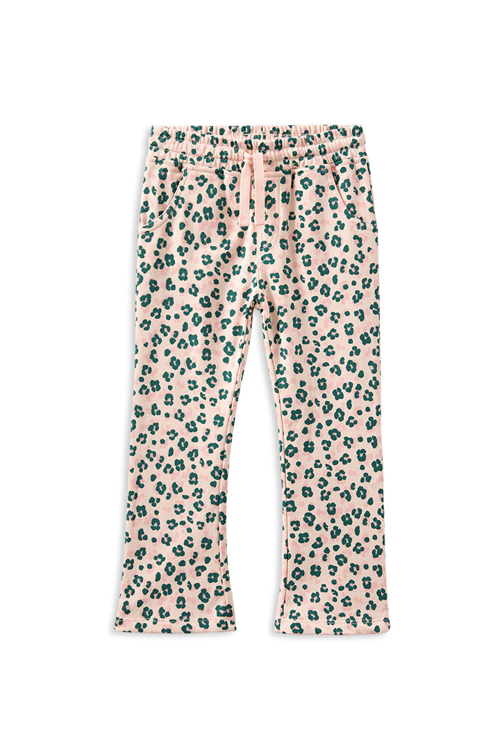 Leopard Fleece Track Pant