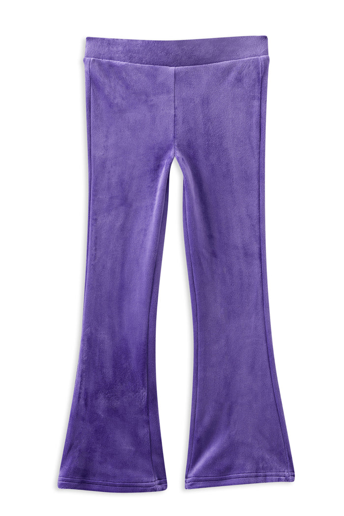 Violet Velour Flares