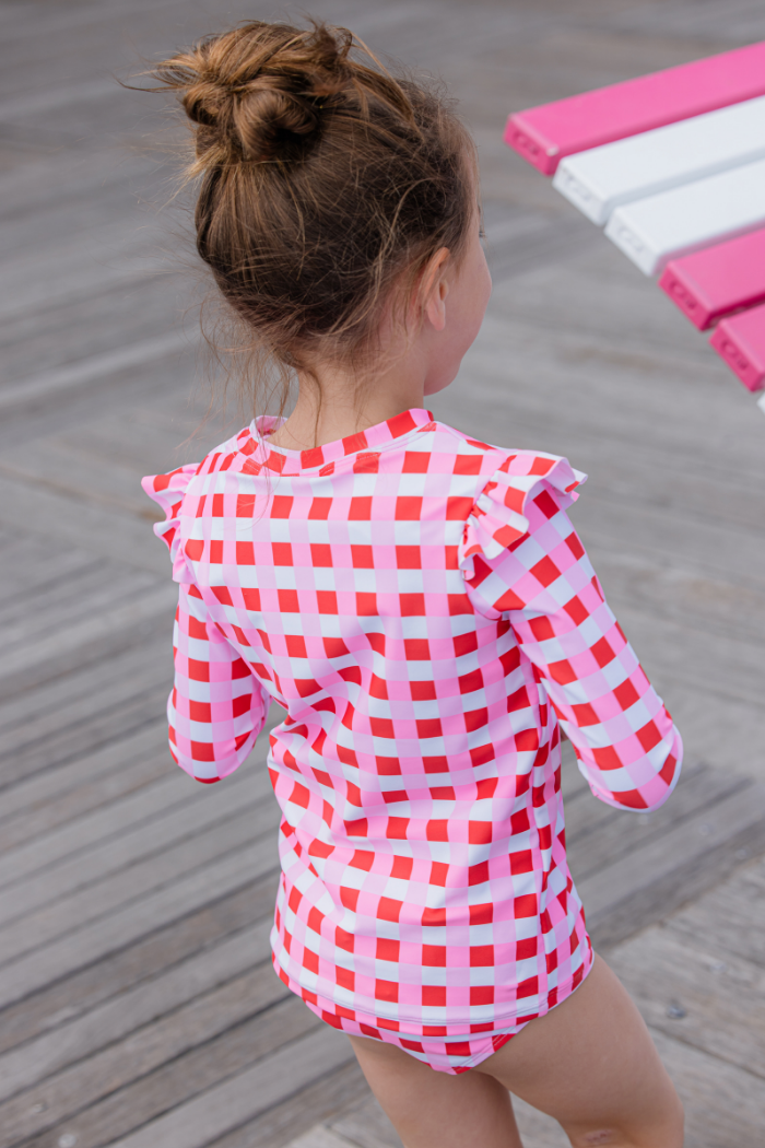 Lollipop Check Rash Vest