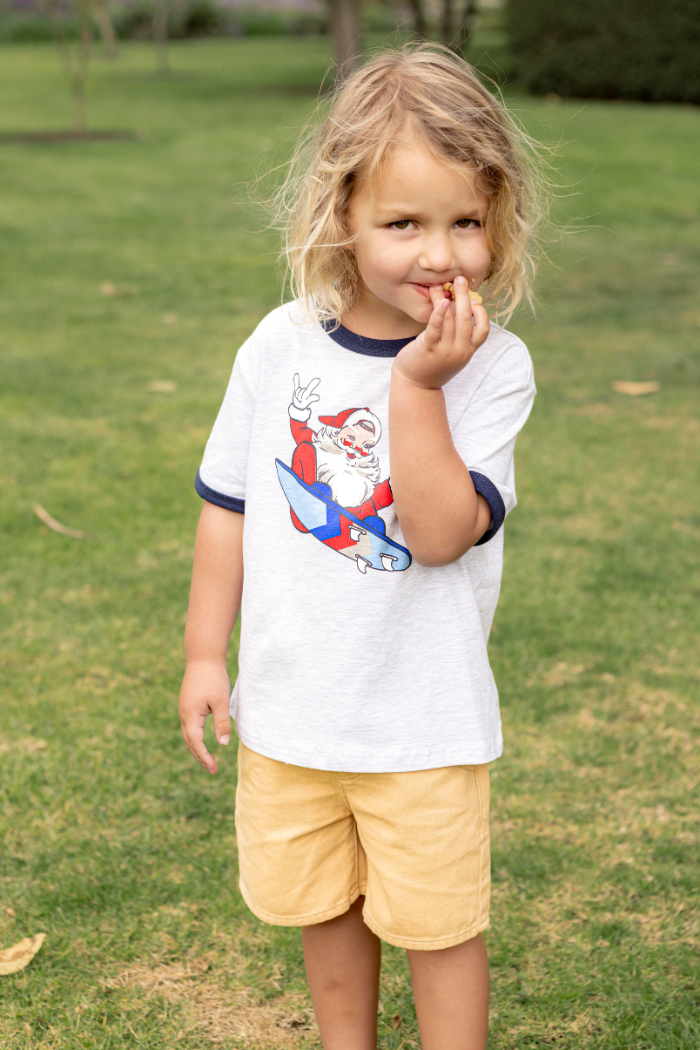 Surfing Santa Tee