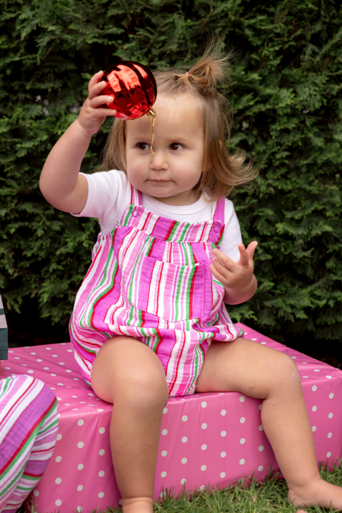 Crinkle Stripe Playsuit
