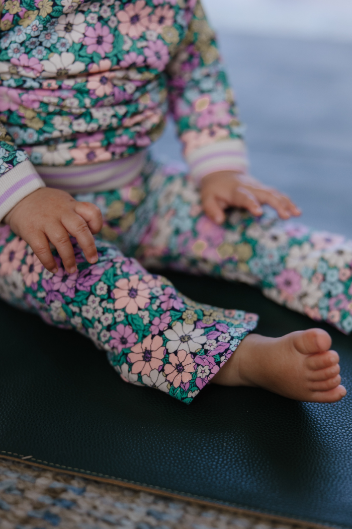 Posie Patch Flared Legging - Baby