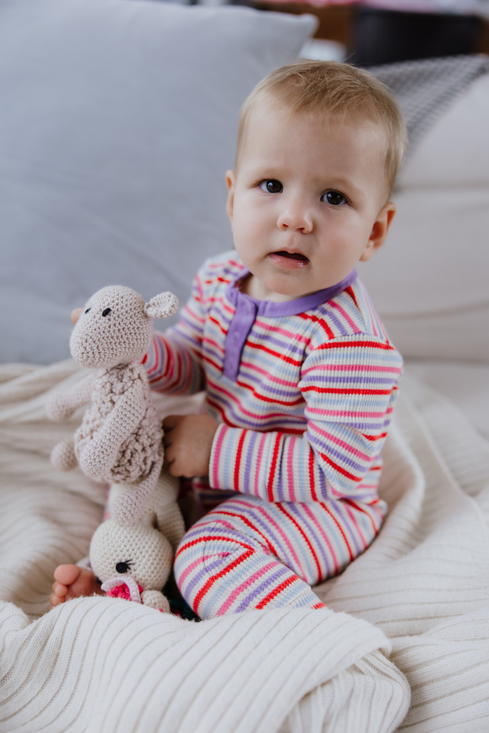 Jellybean Waffle Romper