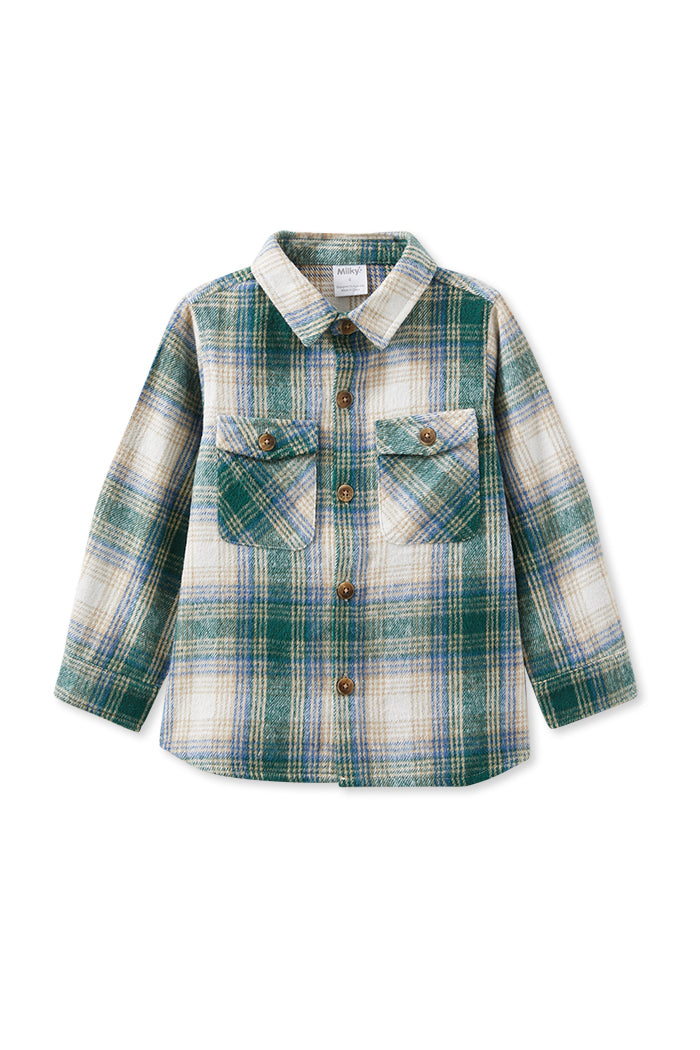 Blue Check Overshirt