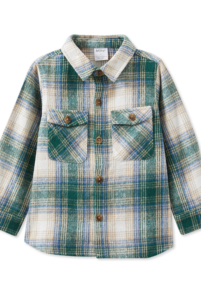 Blue Check Overshirt