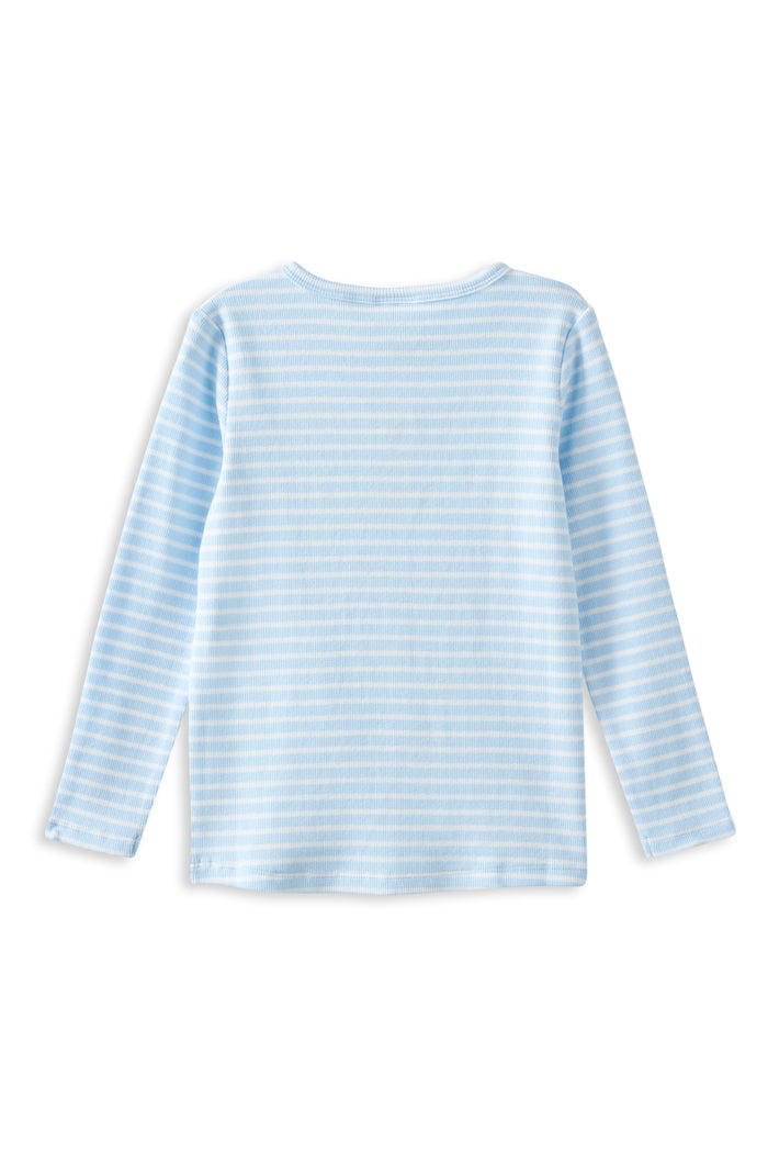 Mist Stripe Henley