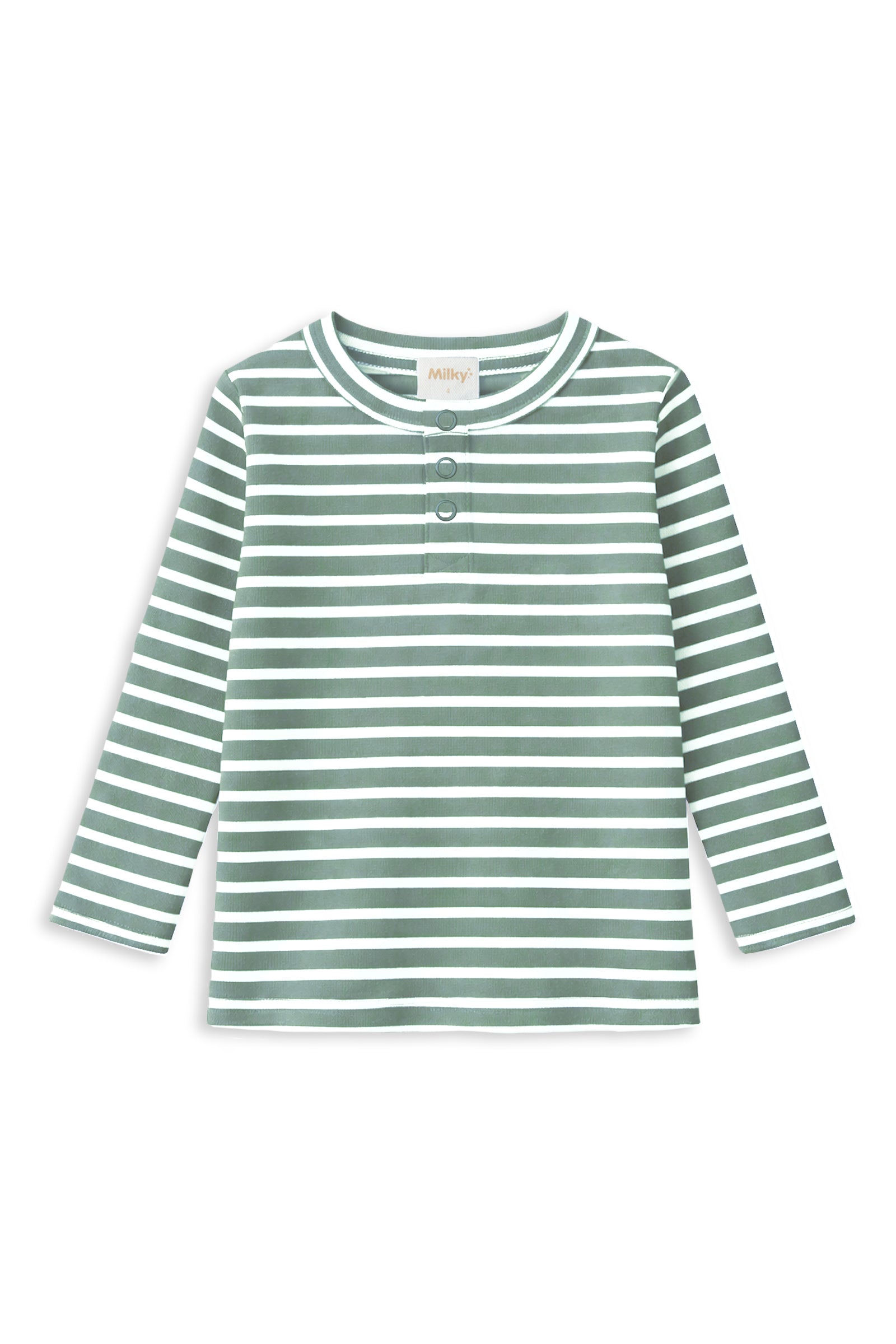 Fern Stripe Henley