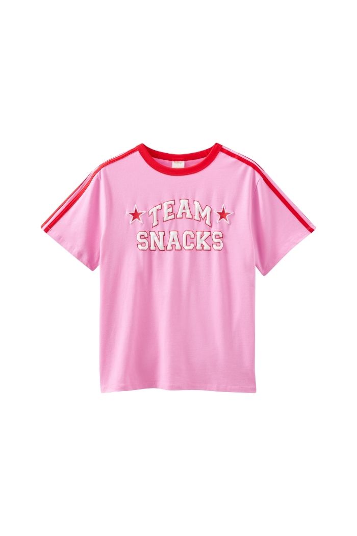 Team Snacks Tee Pink - Kids