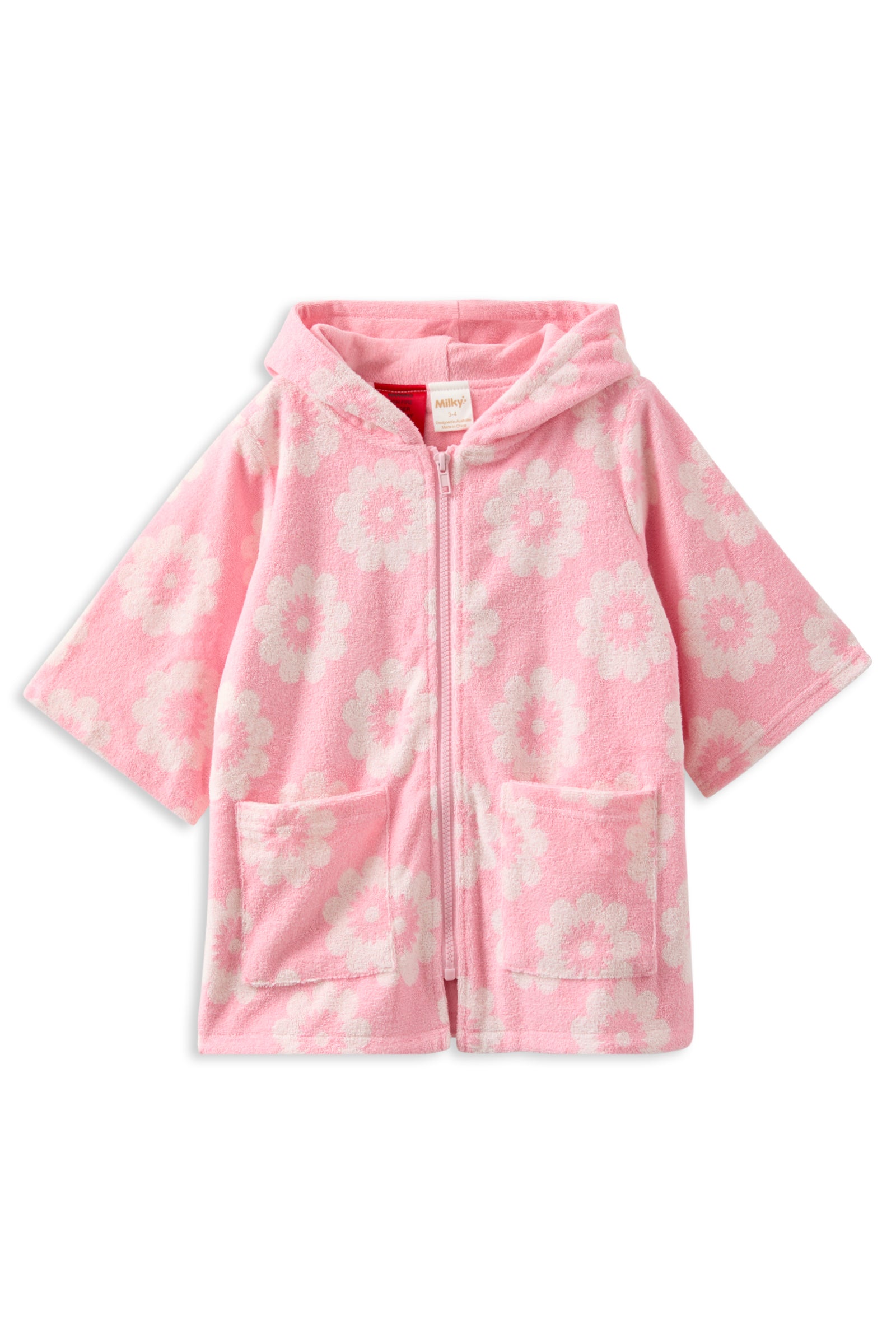 Floral Terry Towelling Cover Up