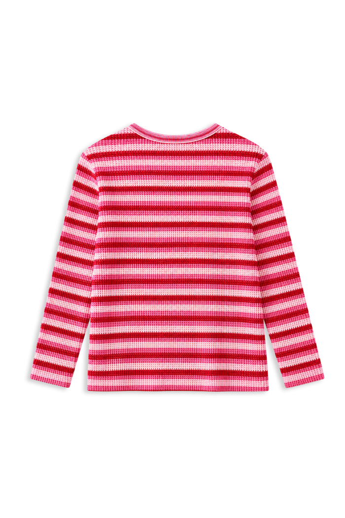 Stripe Waffle Henley