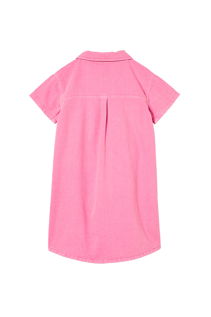 Pink Denim Dress