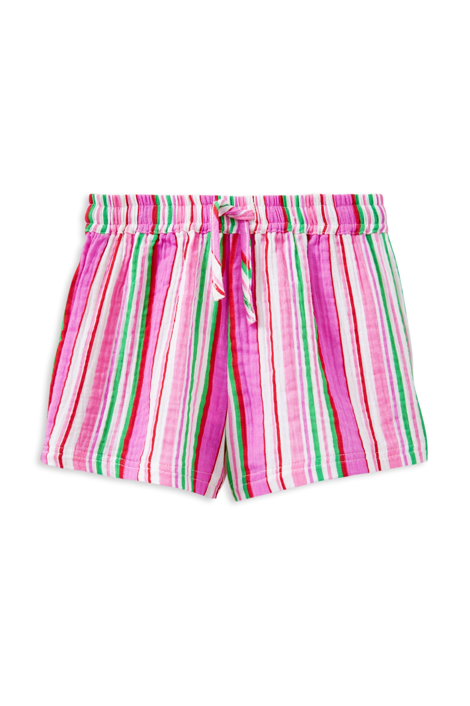 Crinkle Stripe Short
