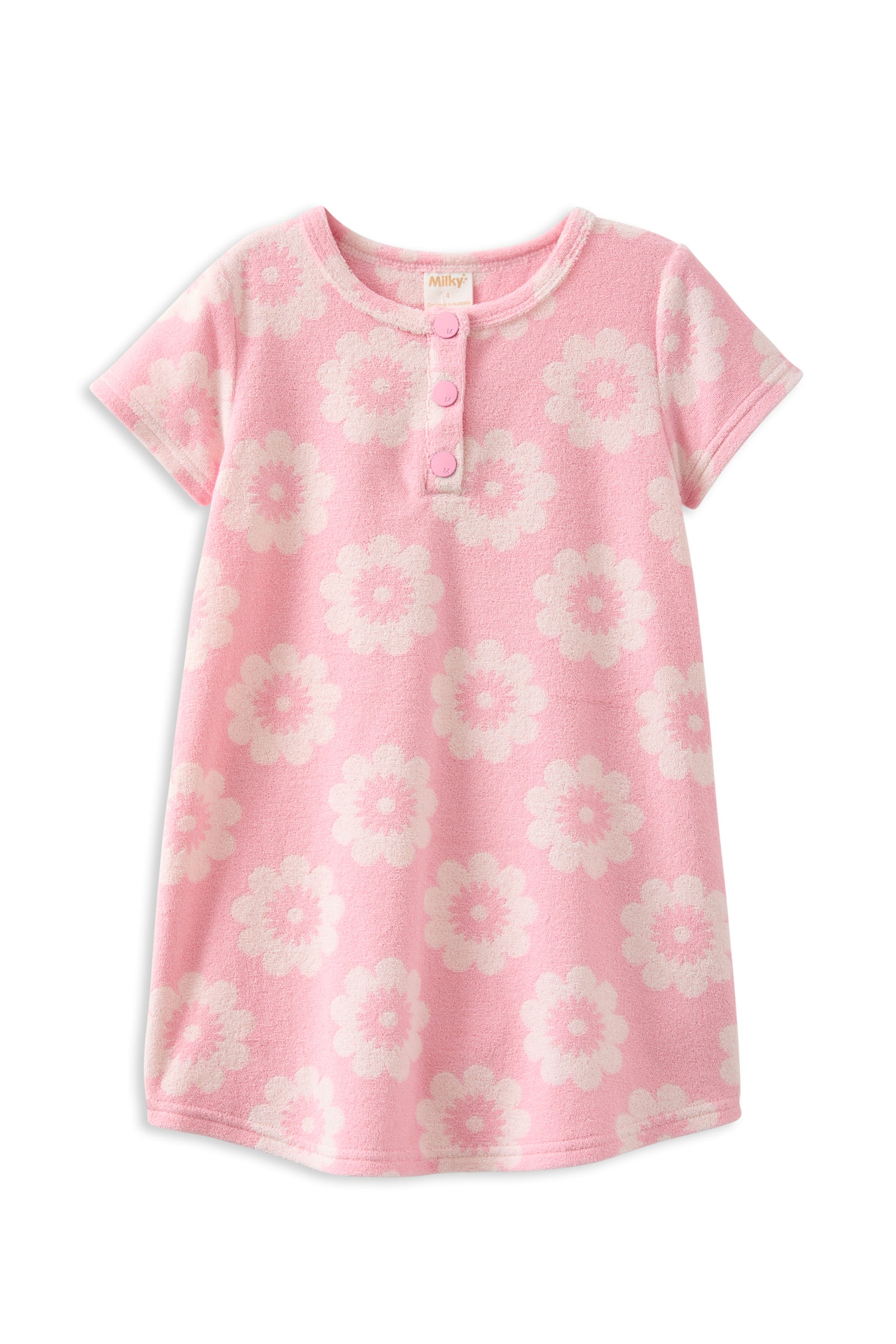 Floral Terry Towelling Dress