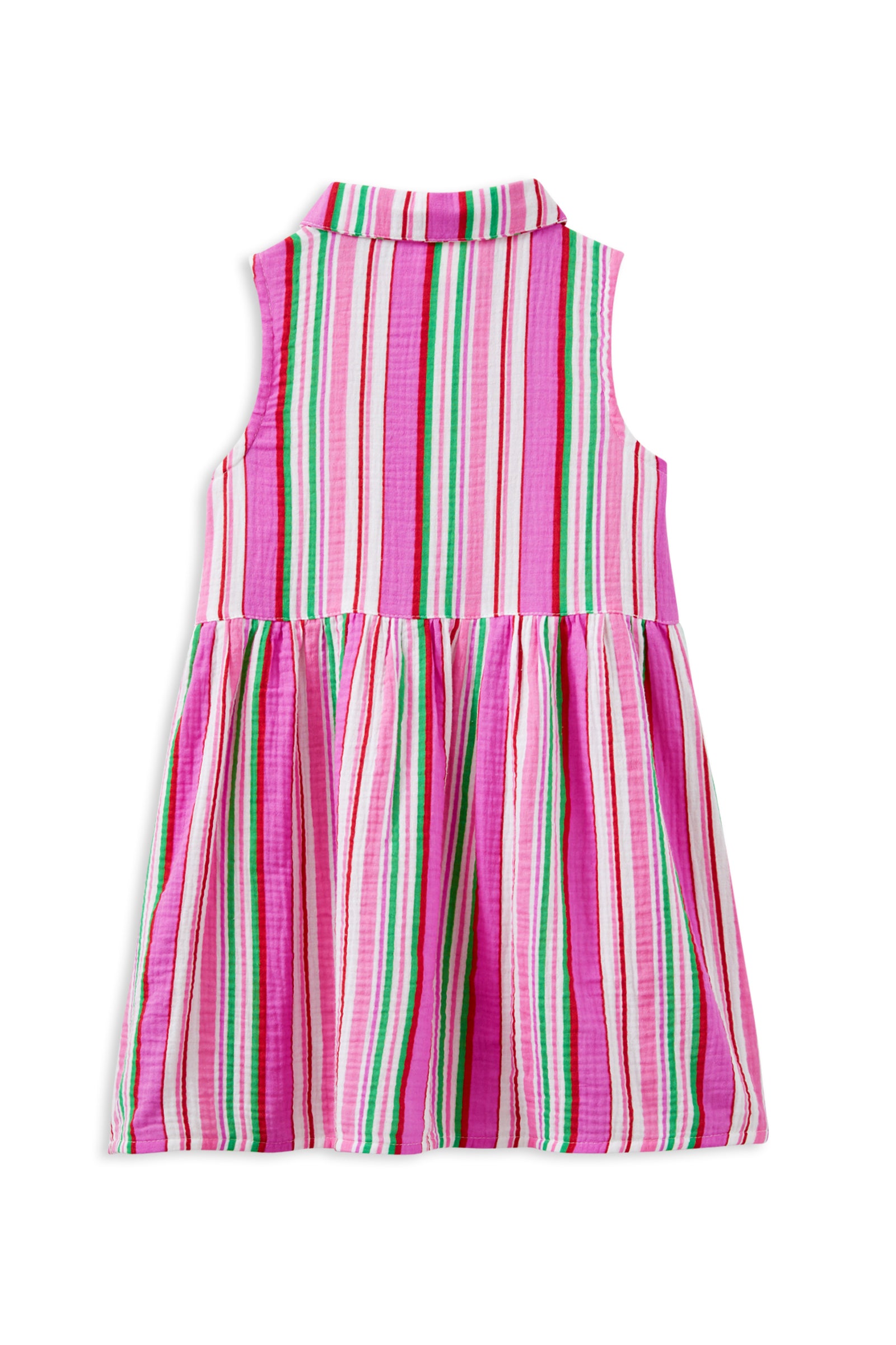 Crinkle Stripe Dress