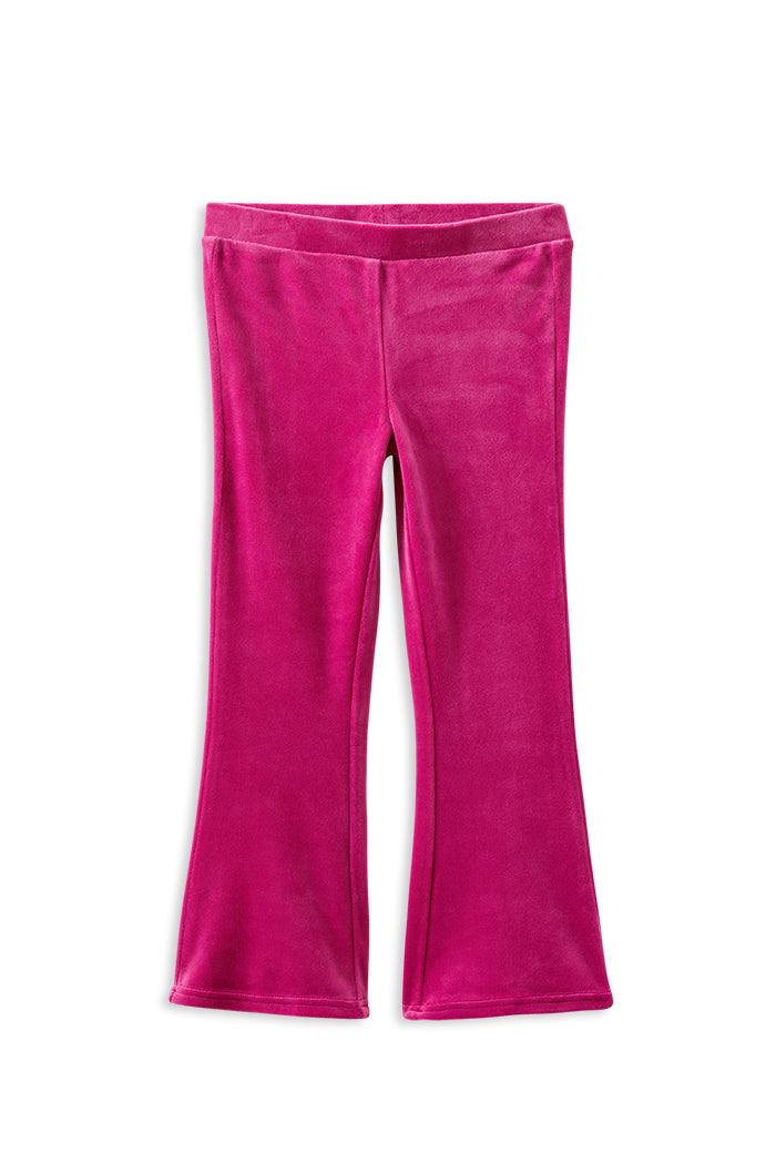 Pink Velour Flares